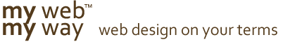 my web-my way: web design on your terms